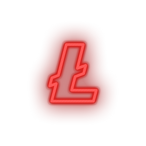 red 319_coin_cryptocurrency_lite_coin_money led neon factory