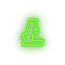 Charger l&#39;image dans la galerie, green 319_coin_cryptocurrency_lite_coin_money led neon factory