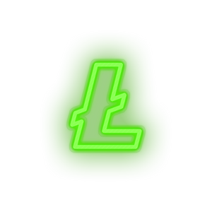 green 319_coin_cryptocurrency_lite_coin_money led neon factory