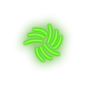 green 323_iota_coin_crypto_crypto_currency led neon factory