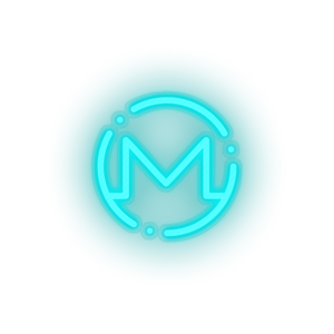 ice_blue 324_monero_coin_crypto_crypto_currency led neon factory