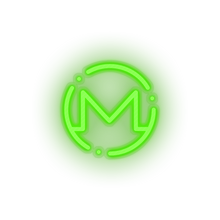 Charger l&#39;image dans la galerie, green 324_monero_coin_crypto_crypto_currency led neon factory