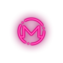 Charger l&#39;image dans la galerie, pink 324_monero_coin_crypto_crypto_currency led neon factory