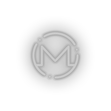 Charger l&#39;image dans la galerie, white 324_monero_coin_crypto_crypto_currency led neon factory