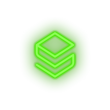 Charger l&#39;image dans la galerie, green 325_stratis_coin_crypto_crypto_currency led neon factory