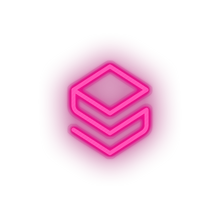 Charger l&#39;image dans la galerie, pink 325_stratis_coin_crypto_crypto_currency led neon factory