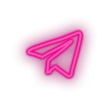 Charger l&#39;image dans la galerie, pink 335_telegram_logo led neon factory