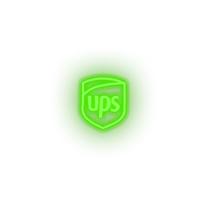 green 351_ups_logo led neon factory