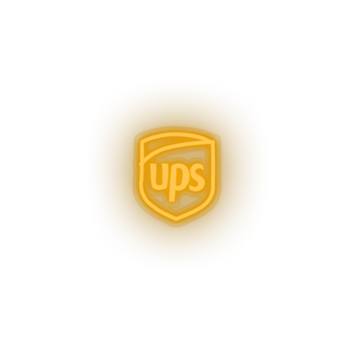 351 Ups logo Neon led factory