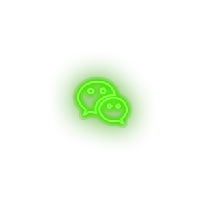 green 374_weixin_logo led neon factory