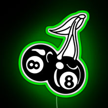 Charger l&#39;image dans la galerie, 8 BALL CHERRIES RGB neon sign green