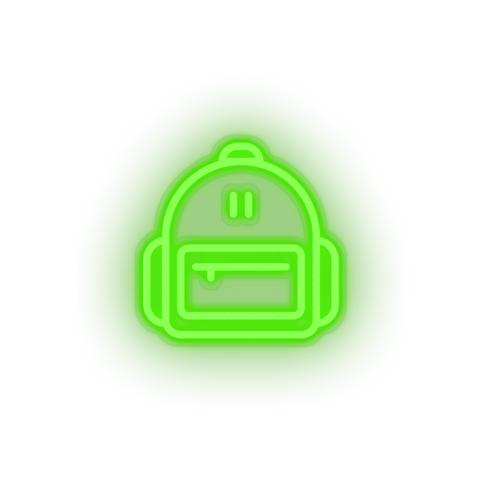 Backpack boy Back to school backpack education haversack school bag student study Neon led factory