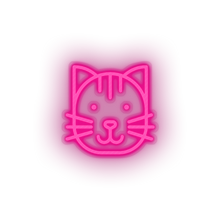 Charger l&#39;image dans la galerie, pink cat led animal carnivore cartoon cat house pet pet zoo neon factory