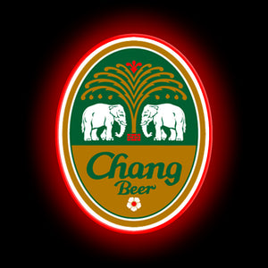 Chang beer led bar sign