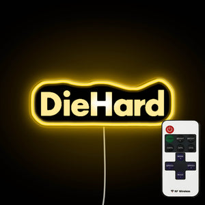 DieHard Logo neon sign