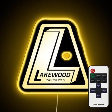 Lakewood Industries Logo neon sign