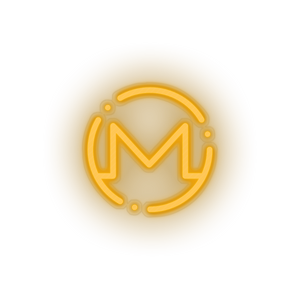 Monero Crypto Neon sign RGB Led
