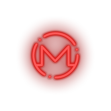 Monero Neon sign RGB Led