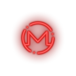 Monero Neon sign RGB Led