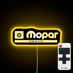Mopar Parts Logo neon sign