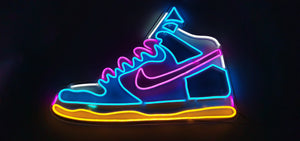Air Jordan 1 rainbow 🌈 Sneakers Neon Sign