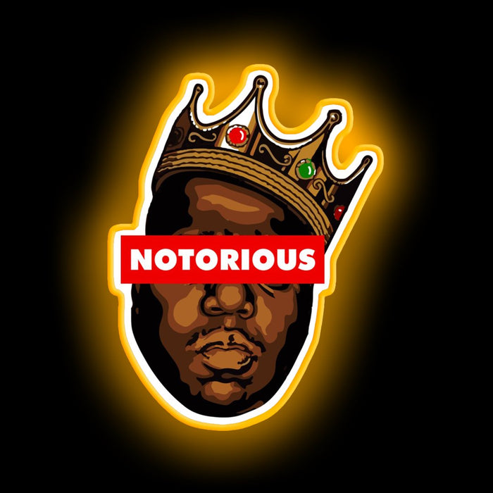 Notorious B.I.G neon sign