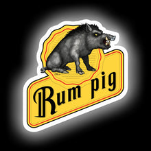 Charger l&#39;image dans la galerie, Rum Pig neon sign for bar