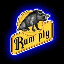 Charger l&#39;image dans la galerie, bar Rum Pig neon sign