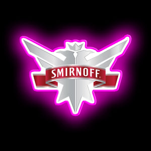 Smirnoff led wall sign