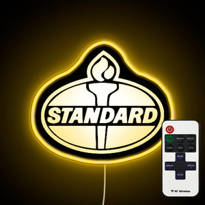 Standard Oil Logo neon sign