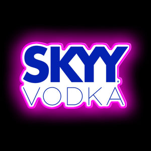 skyy vodka bar neon led sign