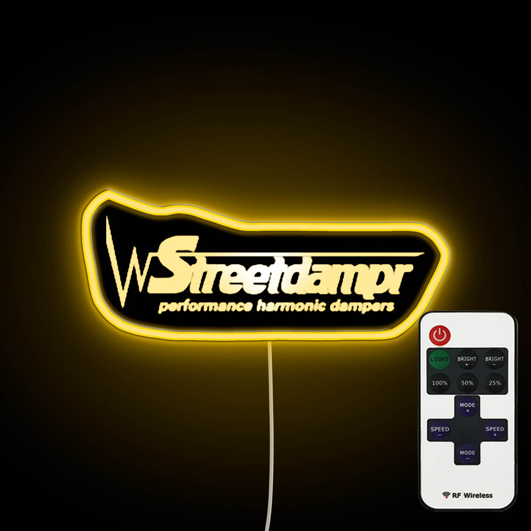 Streetdampr Logo neon sign