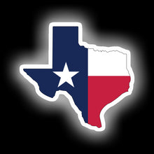 Charger l&#39;image dans la galerie, Aperçu de l&#39;État du Texas avec signe de néon drapeau