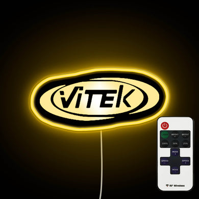 Vitek Logo neon sign