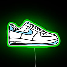 Charger l&#39;image dans la galerie, Af1 sneakers RGB neon sign green