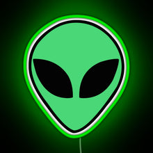 Charger l&#39;image dans la galerie, Alien head RGB neon sign green