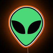 Charger l&#39;image dans la galerie, Alien head RGB neon sign orange