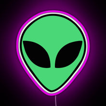 Charger l&#39;image dans la galerie, Alien head RGB neon sign  pink