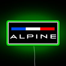 Charger l&#39;image dans la galerie, Alpine F1 team colors RGB neon sign green