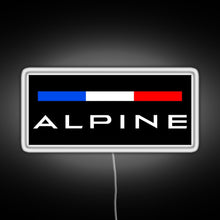 Charger l&#39;image dans la galerie, Alpine F1 team colors RGB neon sign white 