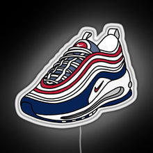 Charger l&#39;image dans la galerie, AM97 USA SNEAKERS RGB neon sign white 