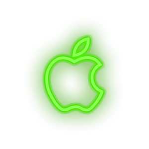 apple logo Neon led light