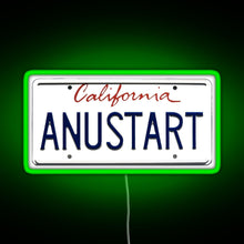 Charger l&#39;image dans la galerie, Arrested Development Tobias Vanity Plate RGB neon sign green