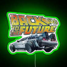 Charger l&#39;image dans la galerie, Back to the future RGB neon sign green