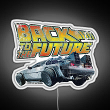 Charger l&#39;image dans la galerie, Back to the future RGB neon sign white 