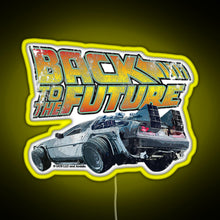 Charger l&#39;image dans la galerie, Back to the future RGB neon sign yellow