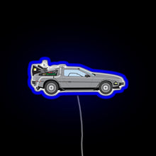 Charger l&#39;image dans la galerie, Back to the Future RGB neon sign blue