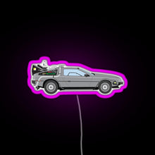 Charger l&#39;image dans la galerie, Back to the Future RGB neon sign  pink
