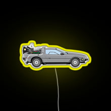 Charger l&#39;image dans la galerie, Back to the Future RGB neon sign yellow