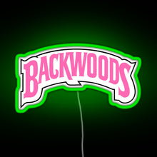 Charger l&#39;image dans la galerie, Backwoods pink RGB neon sign green